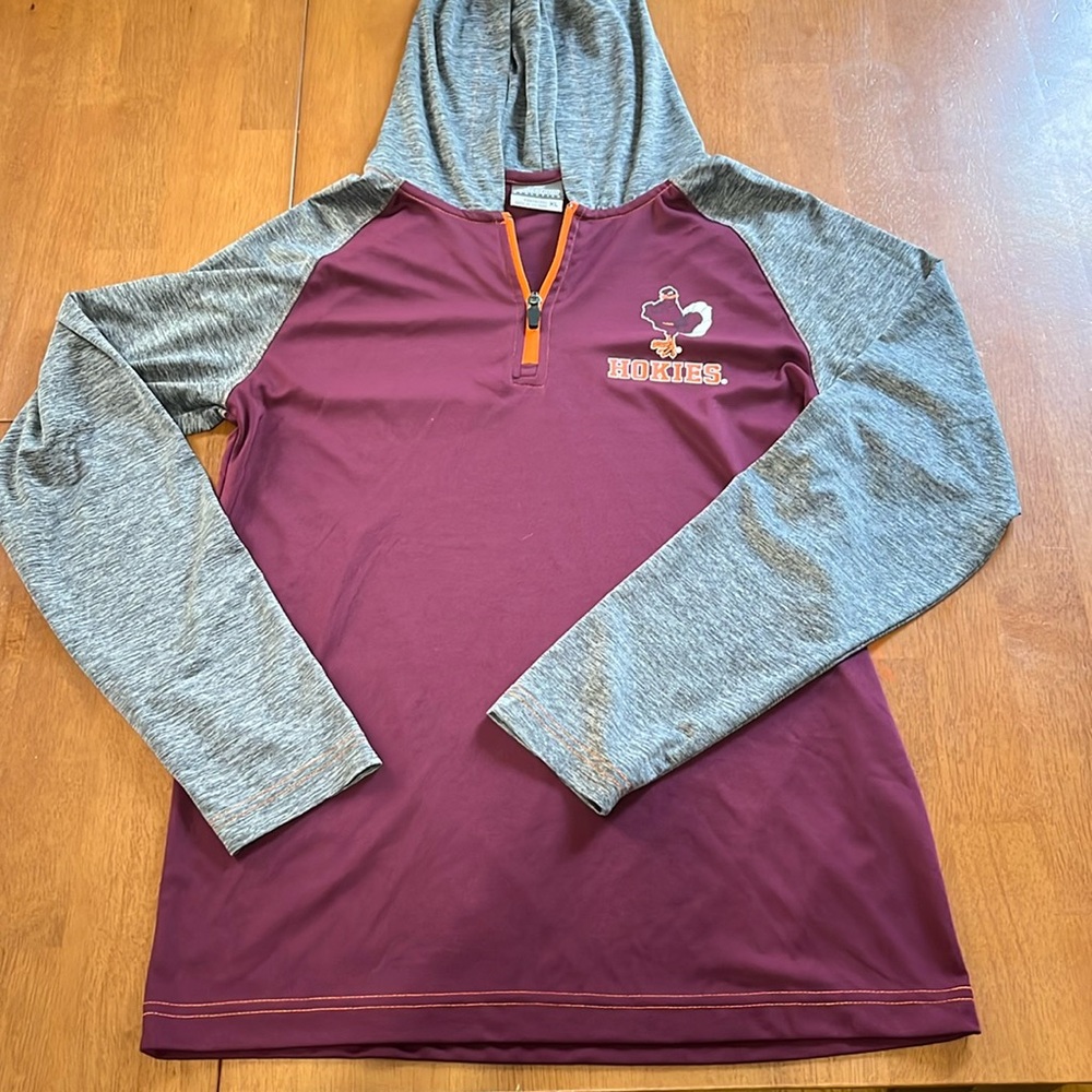 Virginia tech quarter zip hoodie